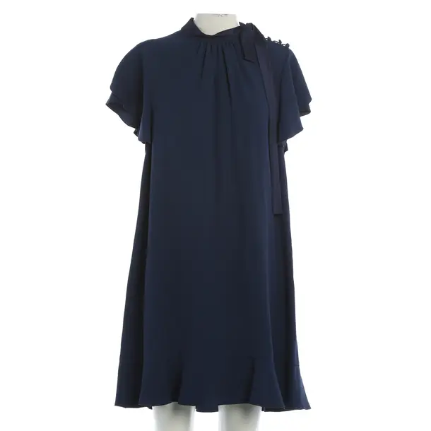 Dress, in Navy, Acetate, Red Valentino