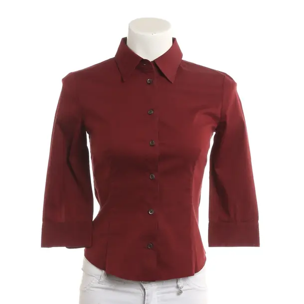Blouse, in Bordeaux, Cotton, Prada