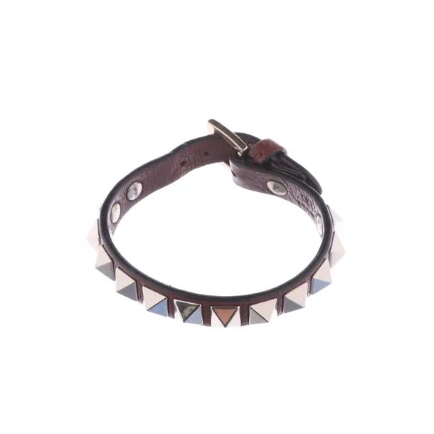 Bracelet, in Brown, Leather, Valentino