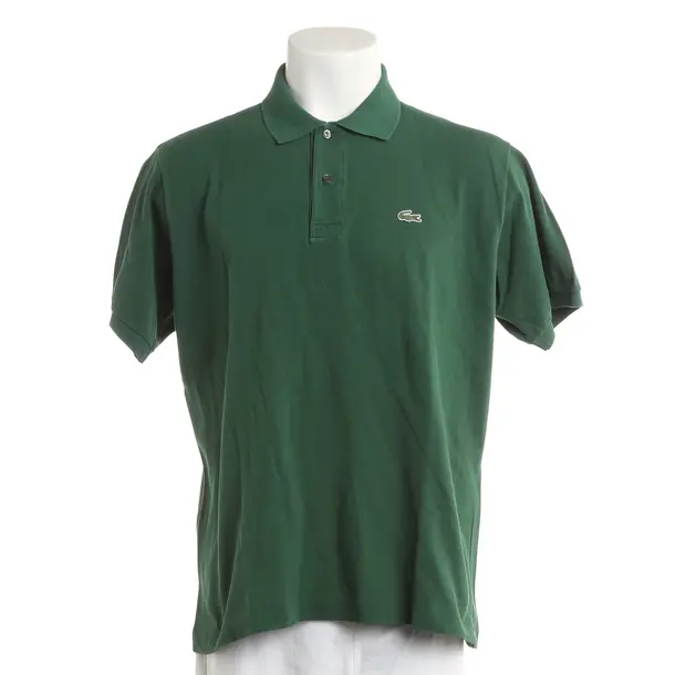 Poloshirt, in Grün, Baumwolle, Lacoste