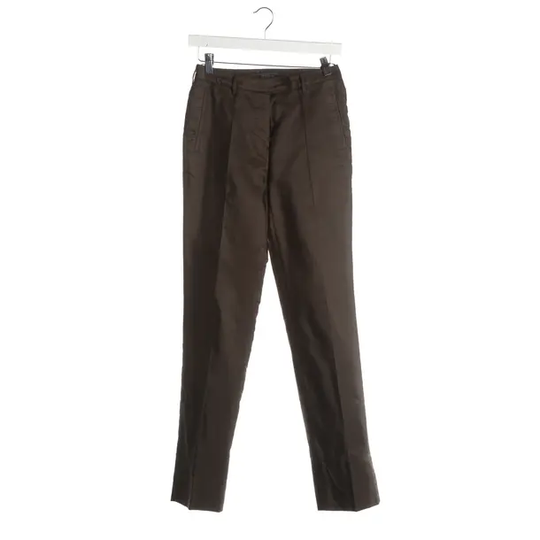 Pants, in Brown, Silk, Prada