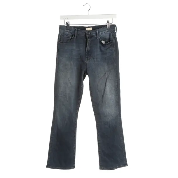 Slim Fit Jeans, in Navy, Cotton, Mother