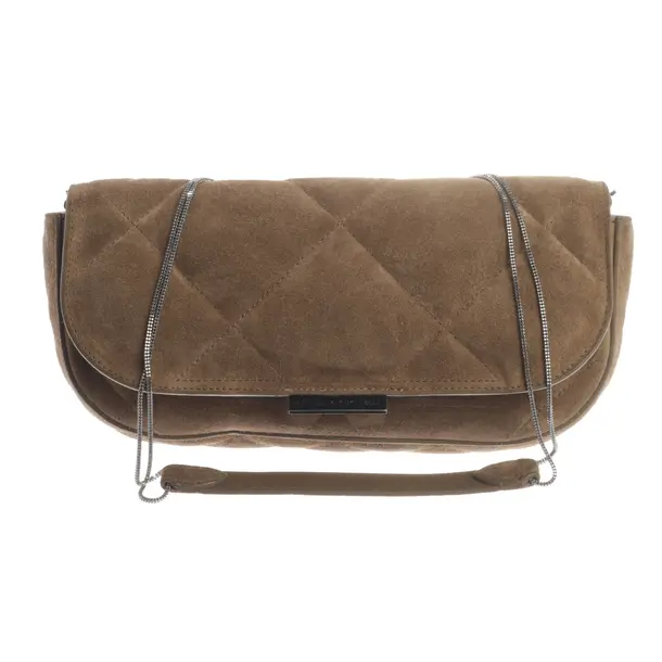 Schultertasche, in Hellbraun, Leder, Brunello Cucinelli