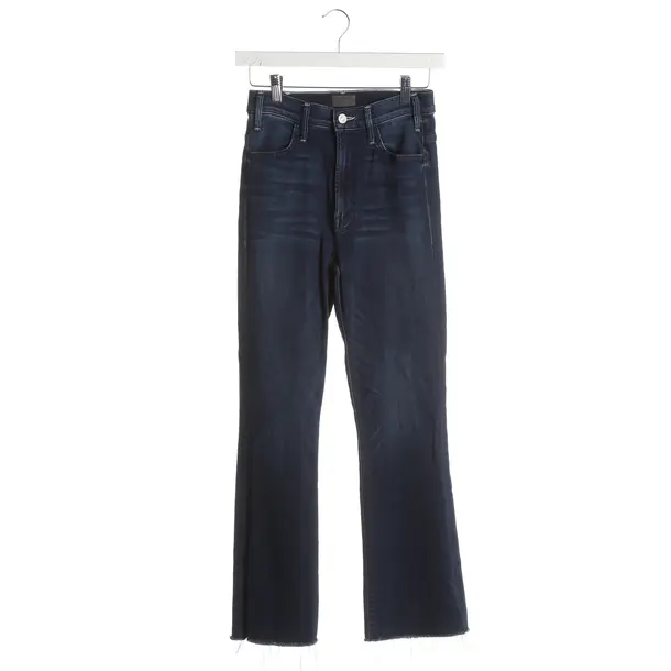 Jeans Flared, in Navy, Viskose, Mother