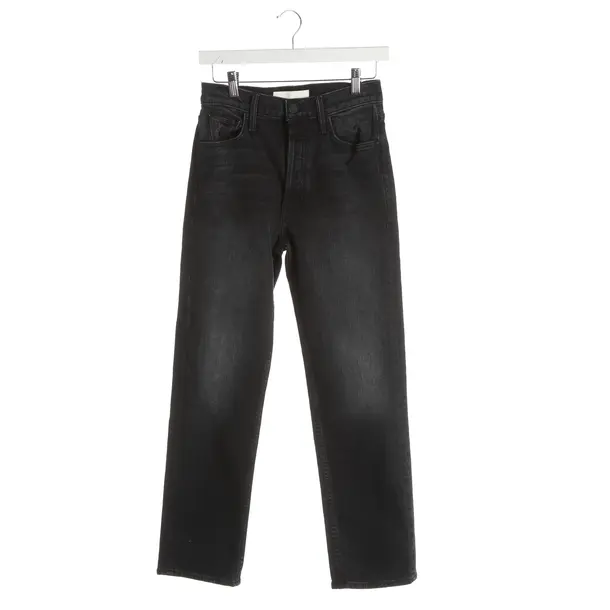 Slim Fit Jeans, in Black, Cotton, Mother