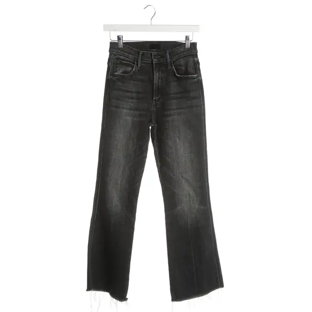 Jeans svasati, in Grigio scuro, Cotone, Madre