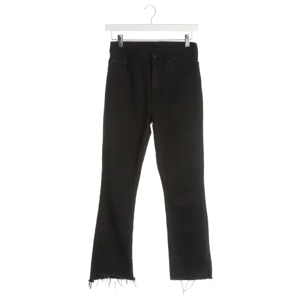 Flared Jeans, in Black, Cotton, Mother