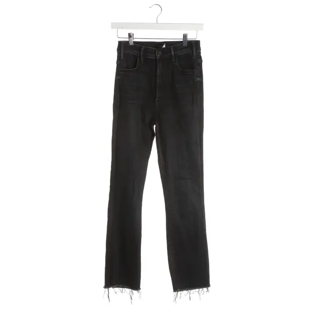Slim Fit Jeans, in Black, Cotton, Mother