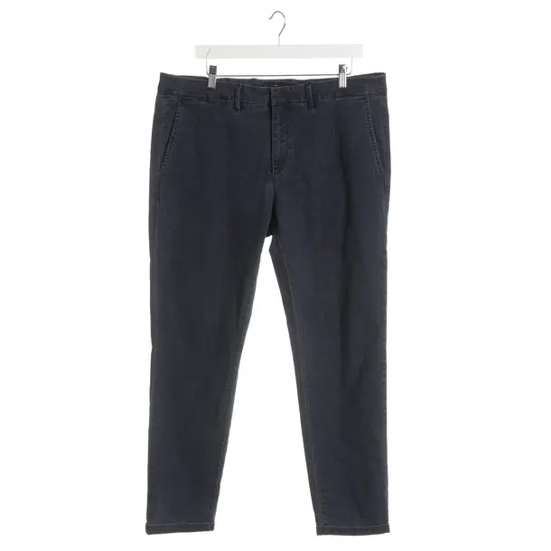 Pants, in Navy, Cotton, Fay