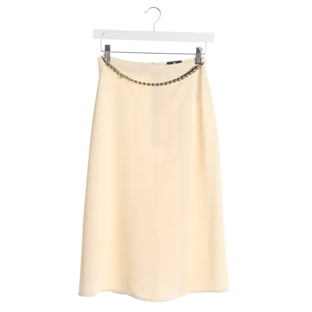 Gonna, in Crema, Poliestere, Elisabetta Franchi