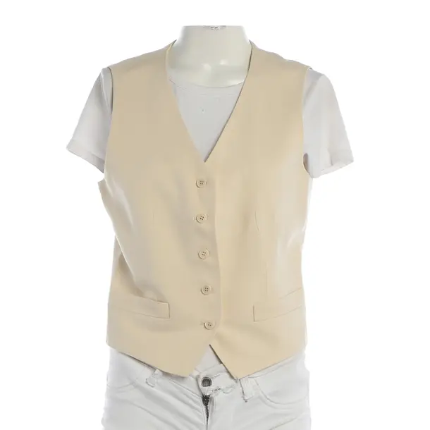 Vest, in Cream, Viscose, Max Mara