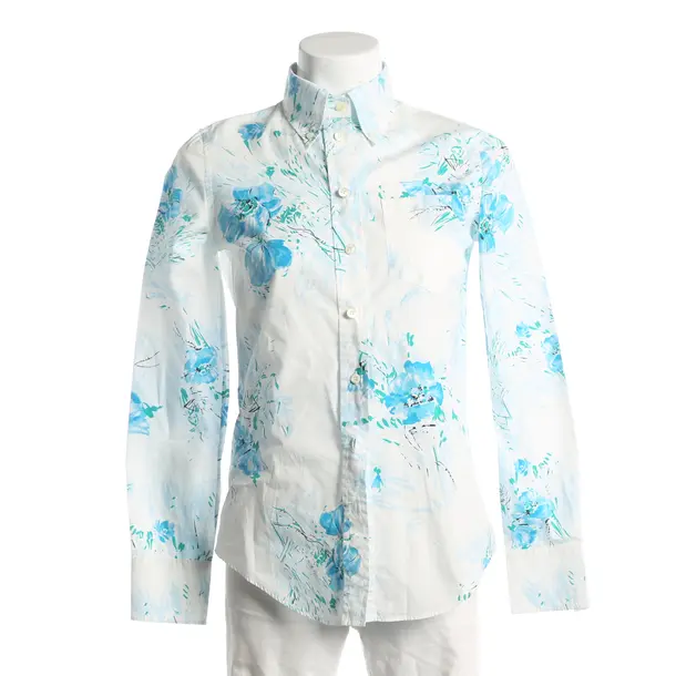 Bluse, in Mehrfarbig, Baumwolle, Prada