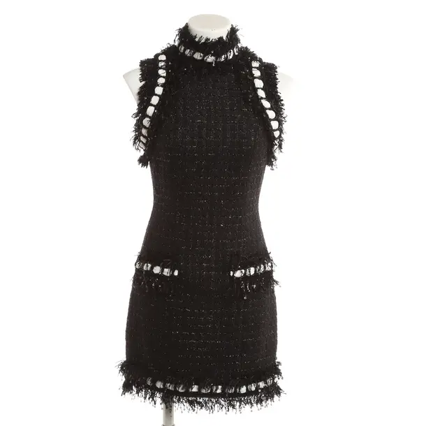 Cocktailkleid, in Schwarz, Baumwolle, Balmain