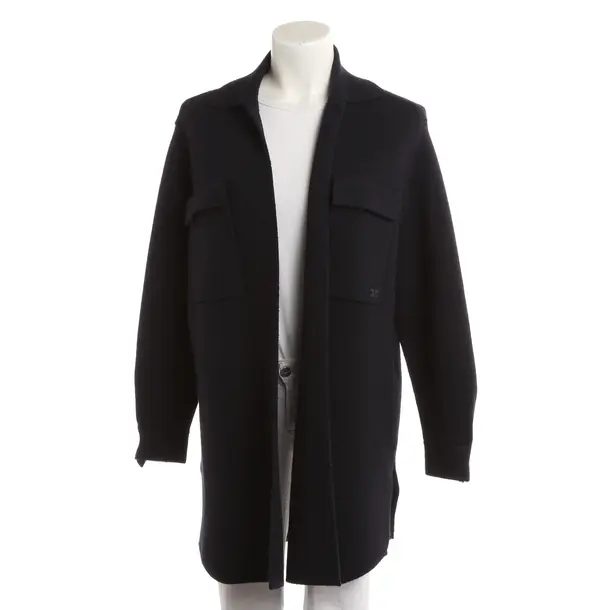 Cardigan, in Navy, Wool, Max Mara