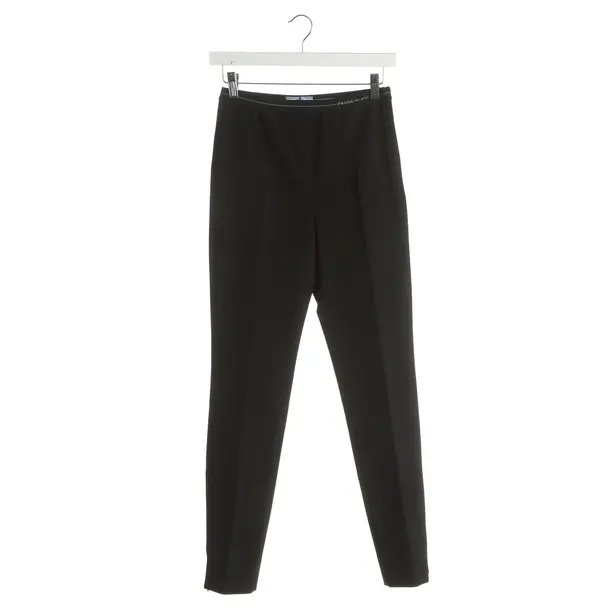 Pants, in Black, Polyester, Prada