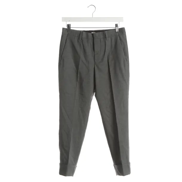 Hose, in Grau, Wolle, Miu Miu
