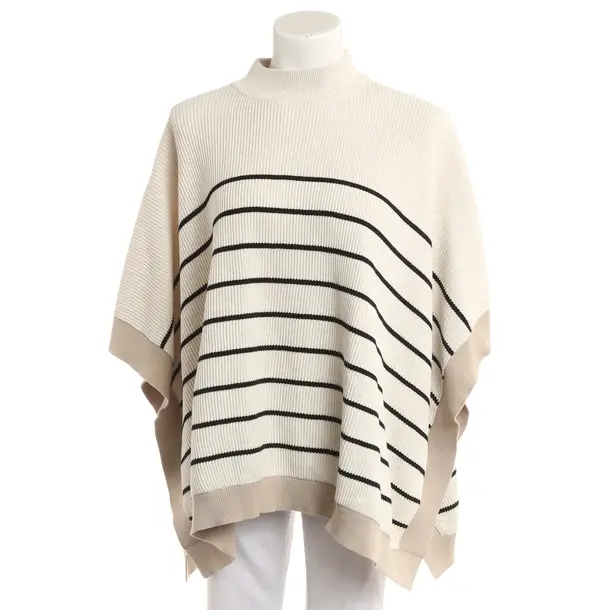 Poncho, in Beige, Baumwolle, Brunello Cucinelli