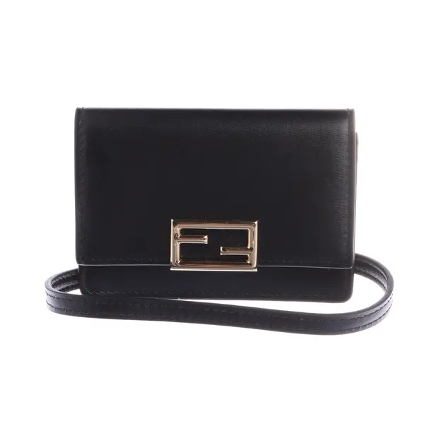 Wallet on Chain, in Schwarz, Leder, Fendi