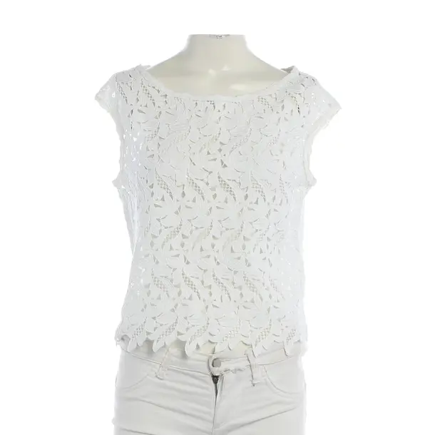 Top, in Weiß, Baumwolle, Ermanno Scervino