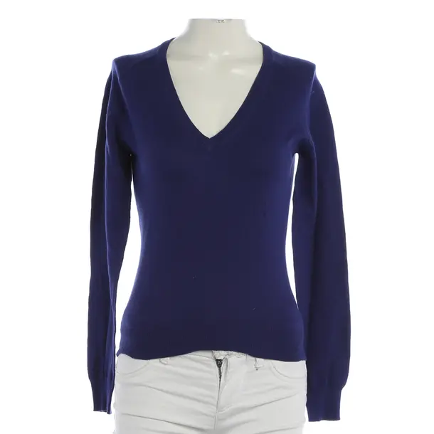 Pullover, in Navy, Baumwolle, Prada Linea Rossa