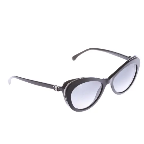 Sunglasses, in Black, Synthetic, Chanel