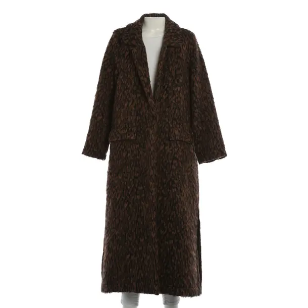 Mid-Season Coat, in Black, Polyester, 813 Ottotredici