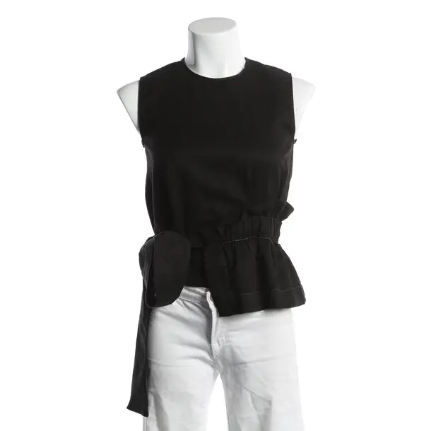 Top, in Schwarz, Baumwolle, MSGM