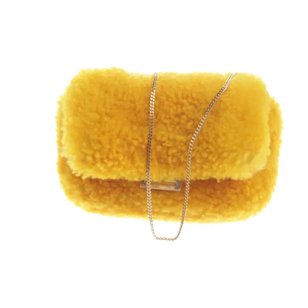 Evening Bag, in Yellow, Polyester, Fendi