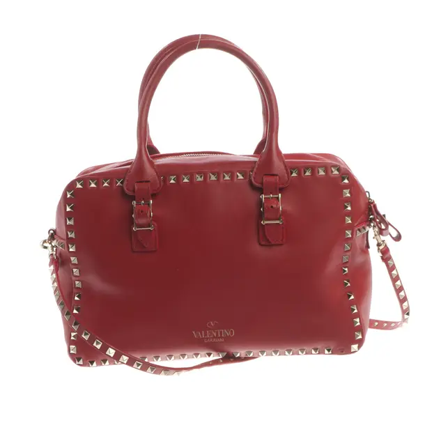 Schultertasche, in Rot, Leder, Valentino