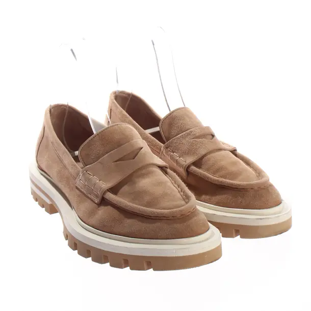 Halbschuhe, in Braun, Santoni