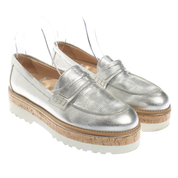 Mocassini, in argento, Hogan