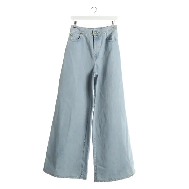 Jeans Flared, in Hellblau, Baumwolle, Max Mara