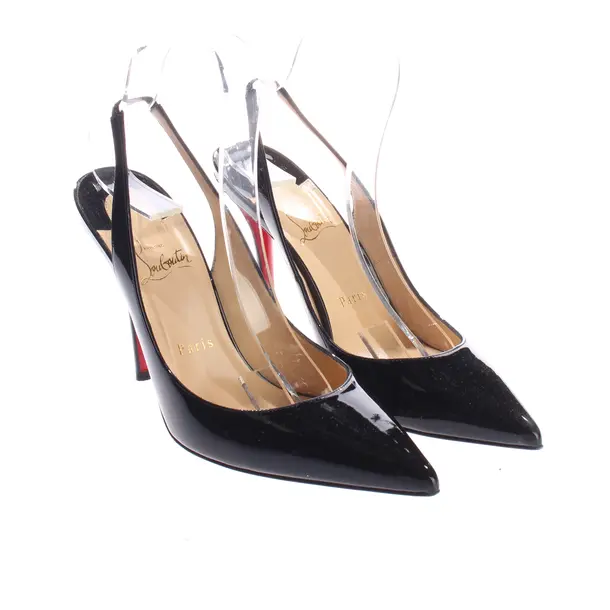 Slingbacks, in Black, Christian Louboutin