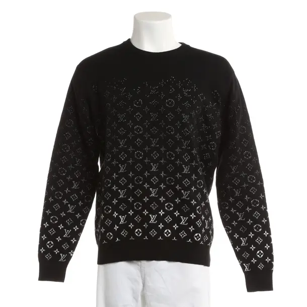 Jumper, in Black, Cotton, Louis Vuitton