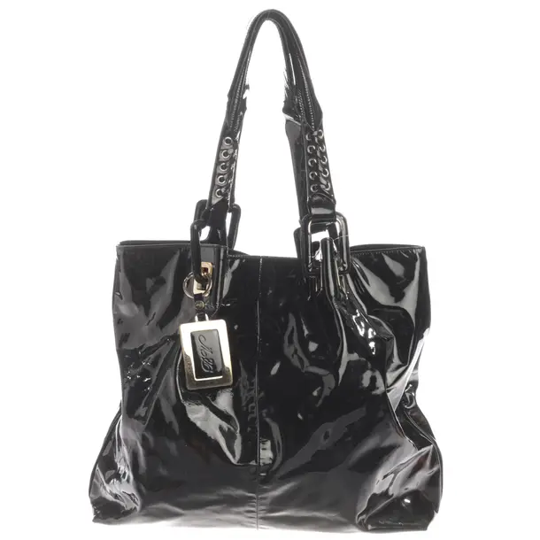 Schultertasche, in Schwarz, Leder, Roger Vivier