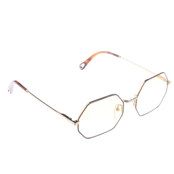Sunglasses, in Gold, Synthetic / Metal, Chloé