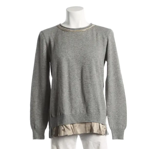 Jumper, in Gray, Wool, Peserico
