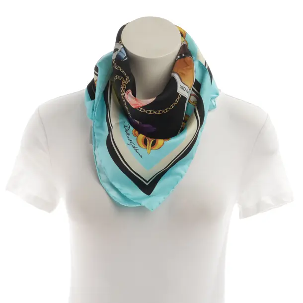 Shawl, in Multicolored, Silk, Dolce & Gabbana