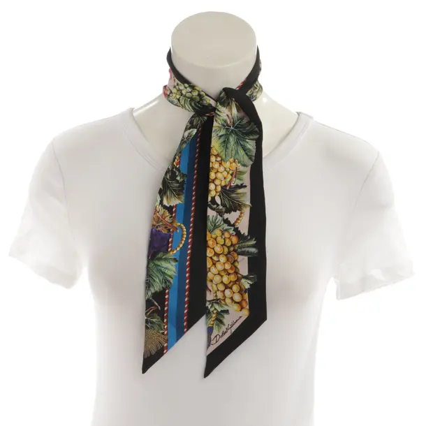 Shawl, in Multicolored, Silk, Dolce & Gabbana