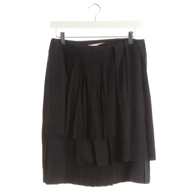 Skirt, in Navy, Silk, Marni