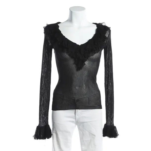 Long Sleeve Shirt, in Black, Viscose, Dolce & Gabbana
