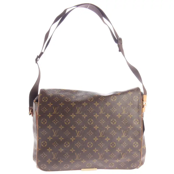 Borsa a cinture a tracolla, in Marrone scuro, Tela, Louis Vuitton
