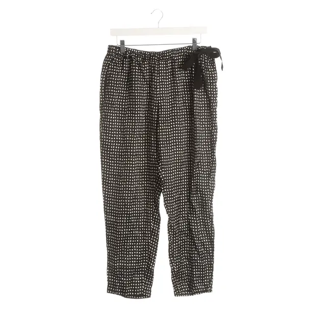 Pants, in Black, Viscose, Peserico
