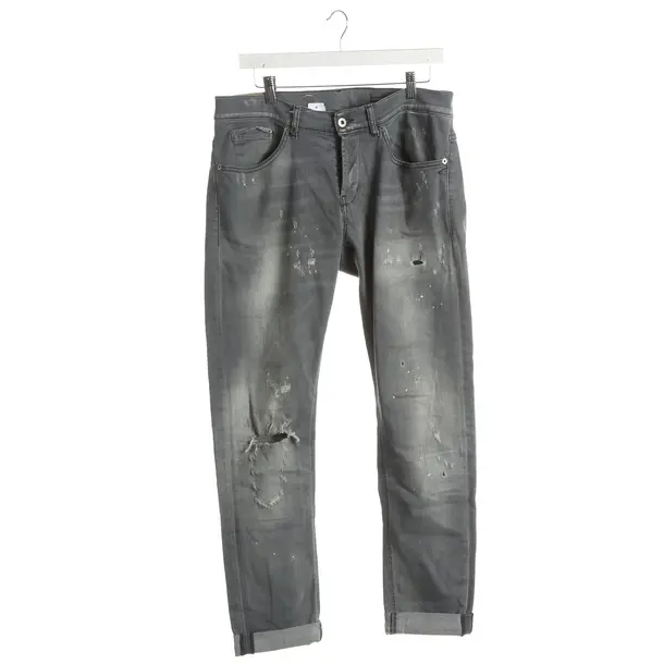 Jeans slim fit, in Grigio, Cotone, Dondup