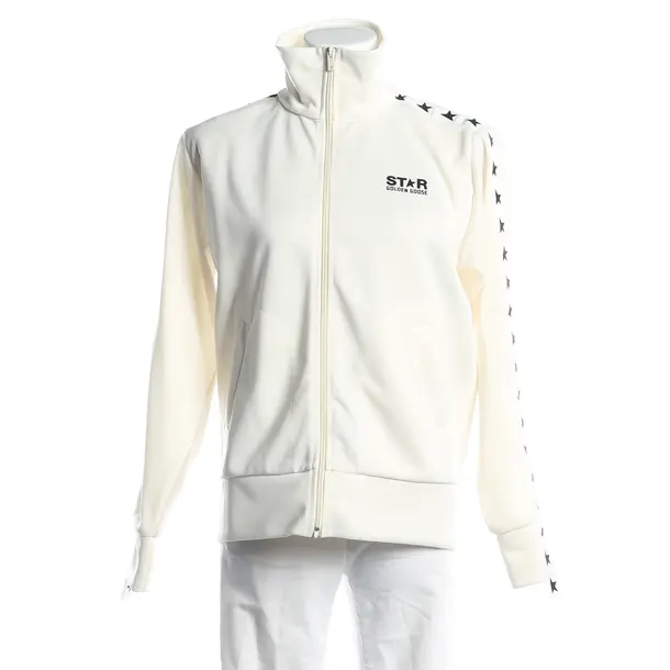Zip-up Hoodie, in Beige, Polyester, Golden Goose