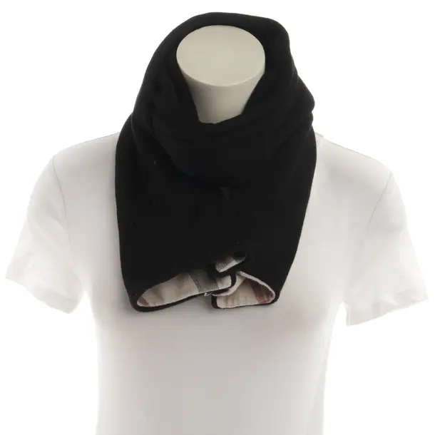 Schal, in Schwarz, Baumwolle, Burberry London