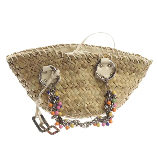 Handtasche, in Beige, Raffia, Dolce & Gabbana