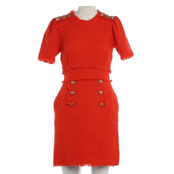 Cocktail Dress, in Dark Orange, Cotton, MSGM