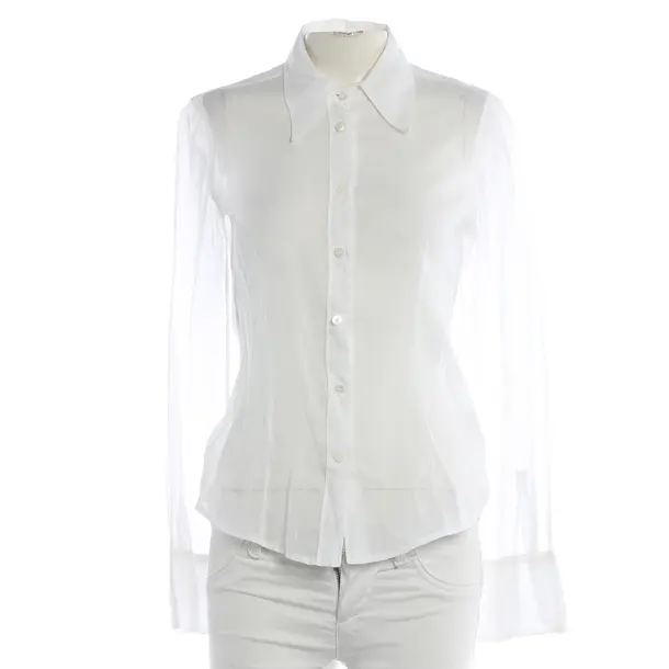 Bluse, in Weiß, Baumwolle, Miu Miu