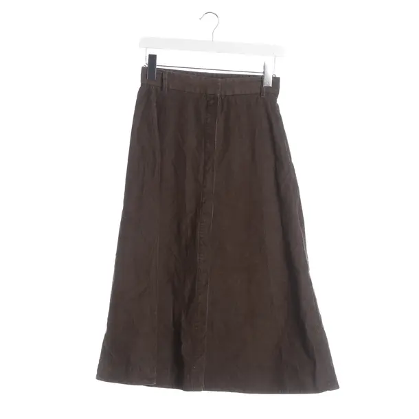 Gonna, in Marrone, Cotone, Max Mara